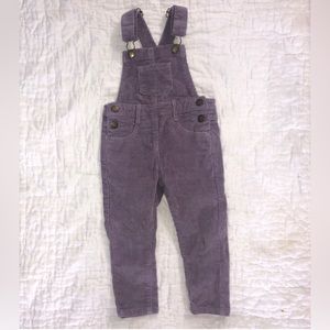 Jamie Kay Purple Corduroy Overalls